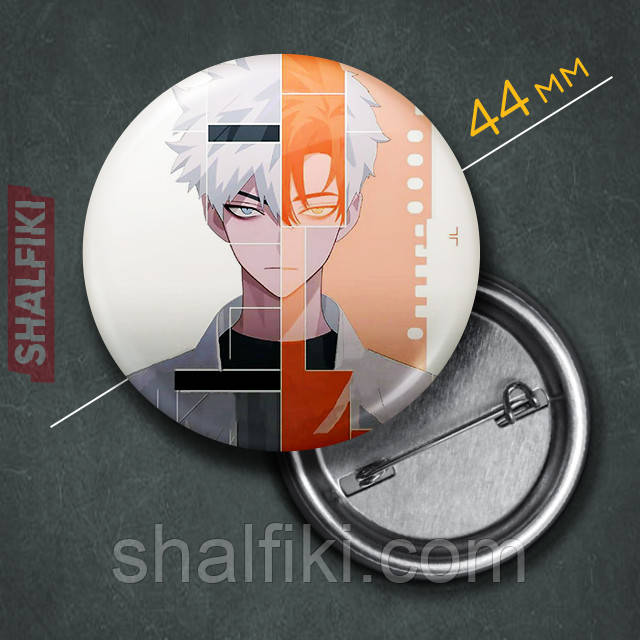 "Лу Гуан (Агент часу / Link Сlick)" значок круглий на булавці Ø44 мм, фото 1