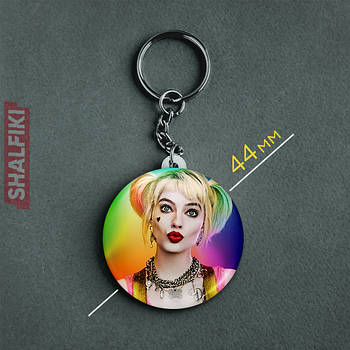 "Харлі Квінн" брелок круглий Ø44 мм