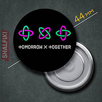 "ТХТ / TXT Tomorrow X Together" магнит круглый Ø44 мм