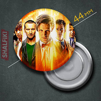 "Доктор Хто" магніт круглий Ø44 мм
