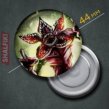 "Демогоргон (Дивні дива)" магніт круглий Ø44 мм