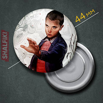 "Одинадцятта Одді Джейн (Дивні дива)" магніт круглий Ø44 мм