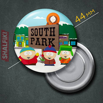 "Південний парк / South Park" магніт круглий Ø44 мм