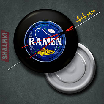 "Рамен Ramen" магніт круглий Ø44 мм