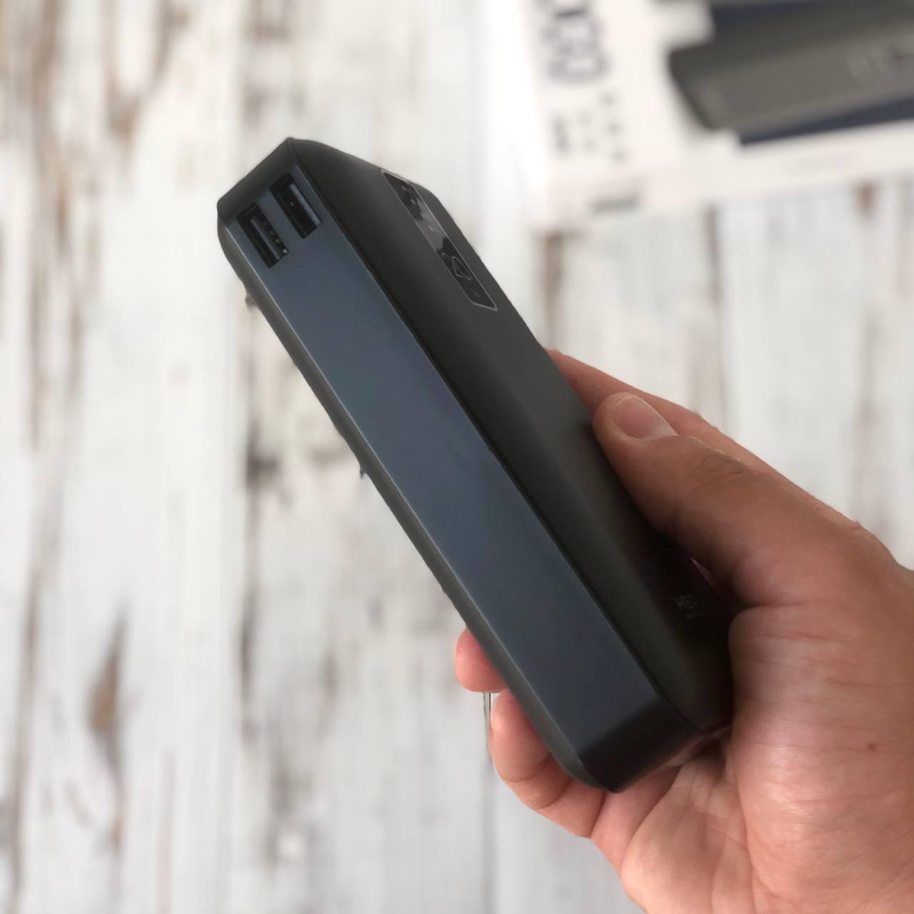 Power Bank HEPU HP966 20000mAh 4 вбудованих кабеля (Реальна потужність ...
