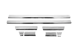 Молдинг дверний (к-т, нерж) Коротка база для Citroen Jumper 2007-2025 рр