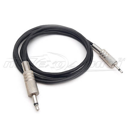 Аудіокабель 3.5 mm моно на 2.5 mm у екрані моно jack, фото 3