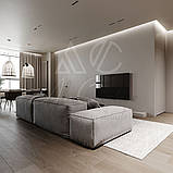 Профіль тіньового шва світлодіодний 20х40 мм, без покриття, фото 5