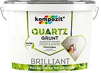 Kompozit Ґрунтовка адгезійна QUARTZ-GRUNT (Колір: Білий, Фасування: 7 кг)