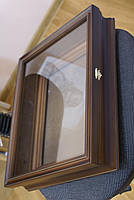 Кіот для ікони рівний, з вільхи, з внутрішнім дерев'яним багетом., фото 2