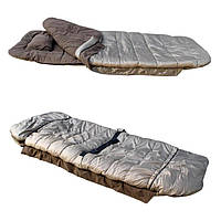 Спальный мешок кокон карповый для раскладушек, Карповые спальные мешки для рыбалки Ranger, Спальники одеяло