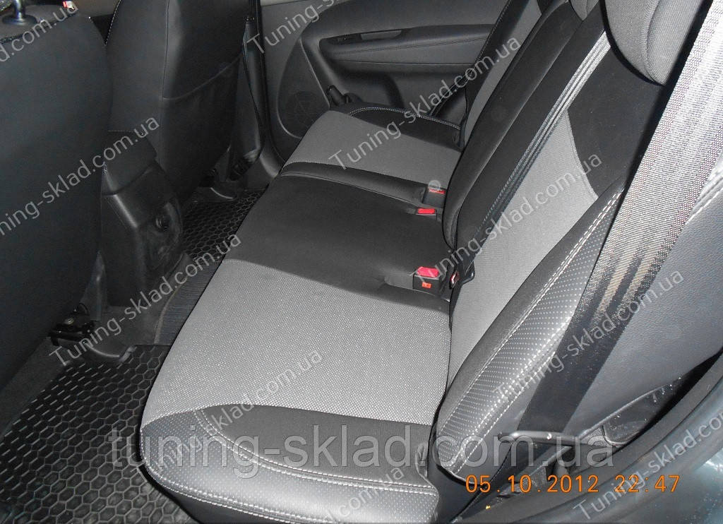 Чохли на сидіння Кіа Соренто 2 (чохли з екошкіри Kia Sorento 2 стиль Premium), фото 1
