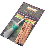 Свердло + пробкові циліндри PB Products Bait Drill 8 mm + Cork Sticks 3 шт.