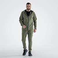 Мужской спортивный костюм на молнии Teamv Sport 2 Хаки L