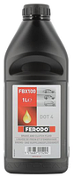 Тормозная жидкость FERODO Brake Fluid DOT4 1 л. FBX100