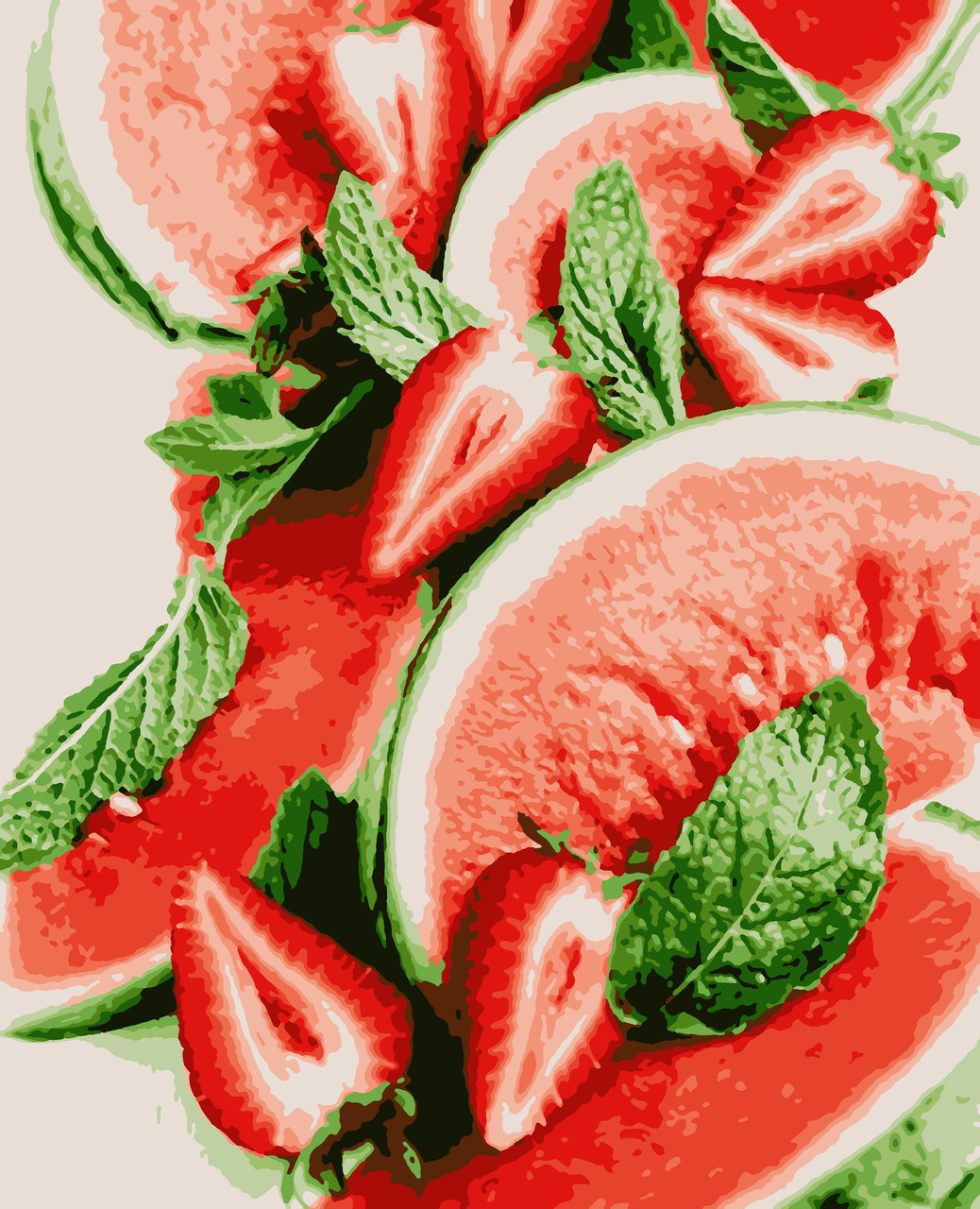 Картина за номерами "Кавунчики" 50*60 см