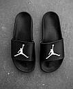 Тапочки чоловічі чорні Nike Jordan (0578) 42, фото 4