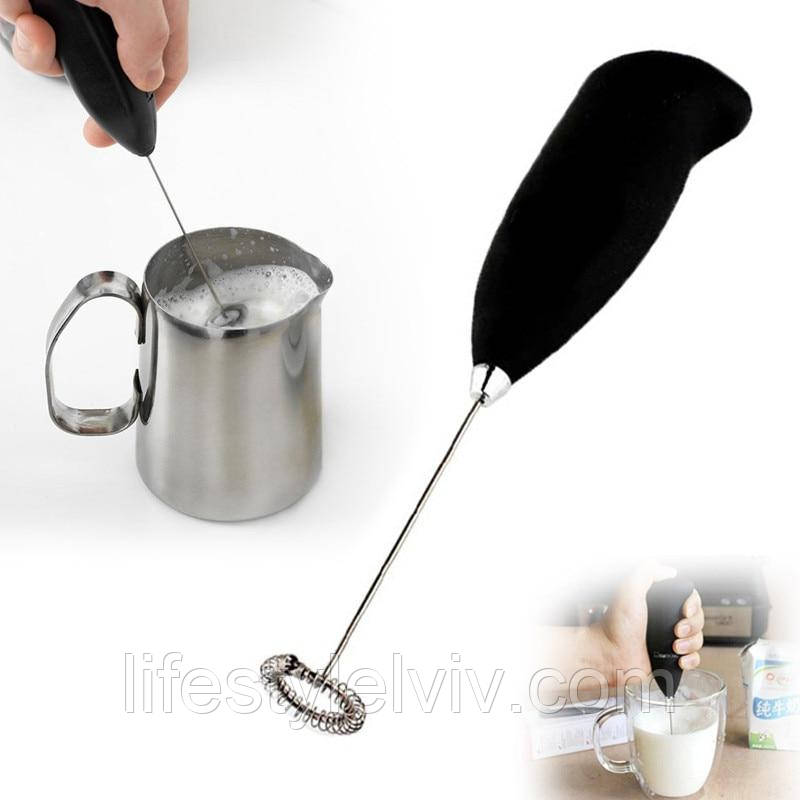 Капучинатор для вершків та молока FUKE coffie mixer, Чорний / Спінювач молока, фото 1