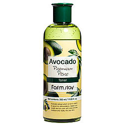 Зволожуючий тонер для обличчя з авокадо FarmStay Avocado Premium Pore Toner 350 мл