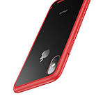 Чохол накладка Baseus See-through Glass Protective Case для iPhone X\Xs 5.8" Red, фото 2