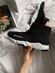 Кросівки жіночі чорні Balenciaga Speed Trainer (08557)