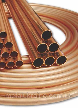 Труба мідна 24х3мм ( тверда в прутках від 3 до 4 метрів), фото 1