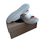 Жіночі шкіряні босоніжки білі Comfort розмір 38, фото 4