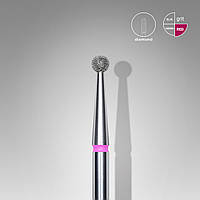 Фреза алмазна куля червона діаметр 2,5 мм Staleks