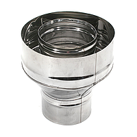 Зворотний конус ø200 мм 1 мм Нерж/Нерж Версія-Люкс (11733)