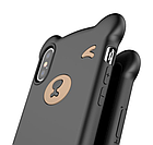 Чохол накладка Baseus Bear Case iPhone Xs Max 6.5" Black, фото 3