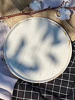 Тарілка кругла з бортиком 29 см., "Коричневий лофт плюс"