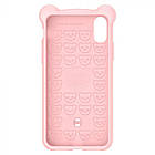 Чохол накладка Baseus Bear Case iPhone Xs Max 6.5" Pink, фото 3