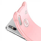 Чохол накладка Baseus Bear Case iPhone Xs Max 6.5" Pink, фото 4