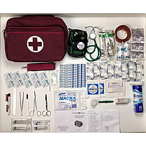 Сумка медична-сумка укладка медсестри (фельдшера) СУМ з набором (сумка для лікаря), фото 4