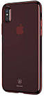 Чохол накладка Baseus Simple Series Case для iPhone X Red, фото 2
