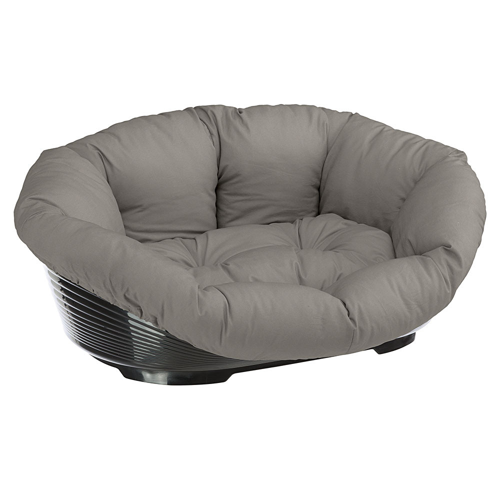 Лежак для котів та собак пластиковий зі знімною подушкою Ferplast SOFA 2 для малих порід