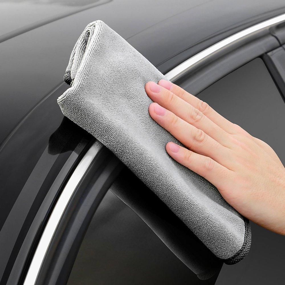 Микрофибра для мойки авто Baseus Easy car washing towel (40*80cm,) grey - фото 2 - id-p1641869789