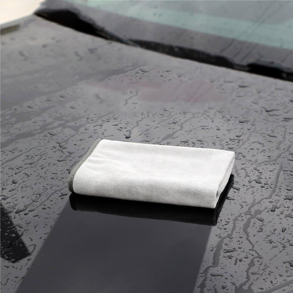 Микрофибра для мойки авто Baseus Easy car washing towel (40*80cm,) grey - фото 4 - id-p1641869789