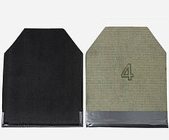 Комплект бронепластин 4-го класу 25x30 Armox Advanc 5мм Плити для плитоноски (Сталь)