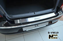 Накладки на бампер Volkswagen PASSAT CC з 2008- (NataNiko)