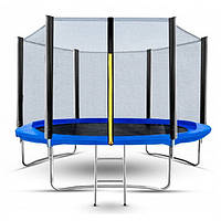 Батут ELITON 312 см з сіткою і драбинкою