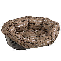 Лежак для кошек и собак пластиковый со съемной подушкой Ferplast SOFA 8 для средних пород