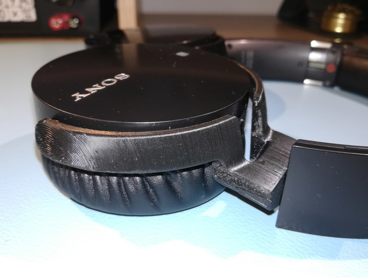 Запчастина кріплення вузол петлі ремонт Replacement Hinge assembly Spare Parts Sony MDR-XB650BT, фото 1