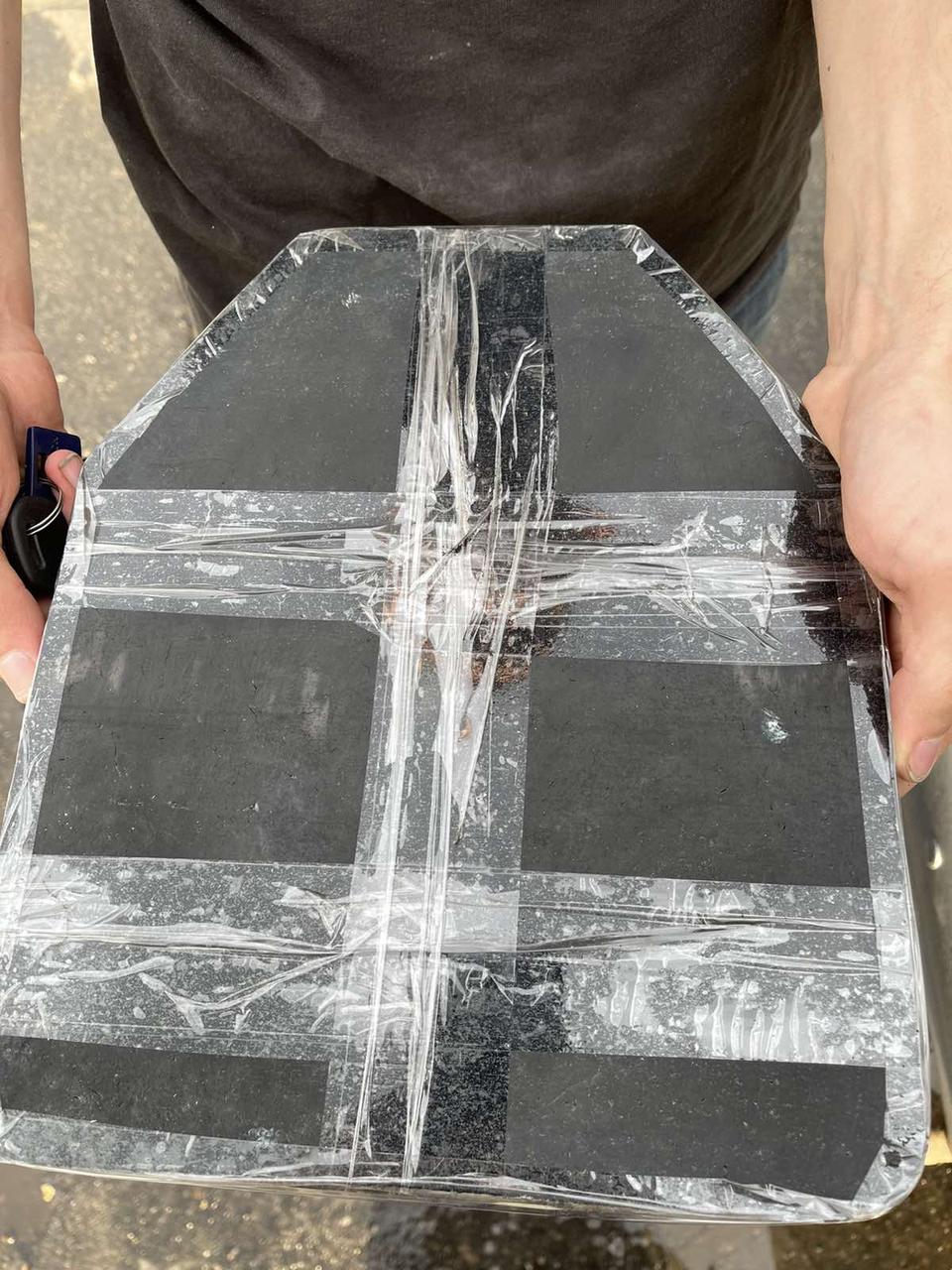 Комплект бронепластин 5-го класу 25х30 Mars 7.5мм Плити для плитоноски (Сталь)