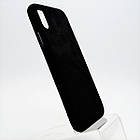 Чохол накладка Alcantara Cover для iPhone XR 6.1" Black C, фото 3