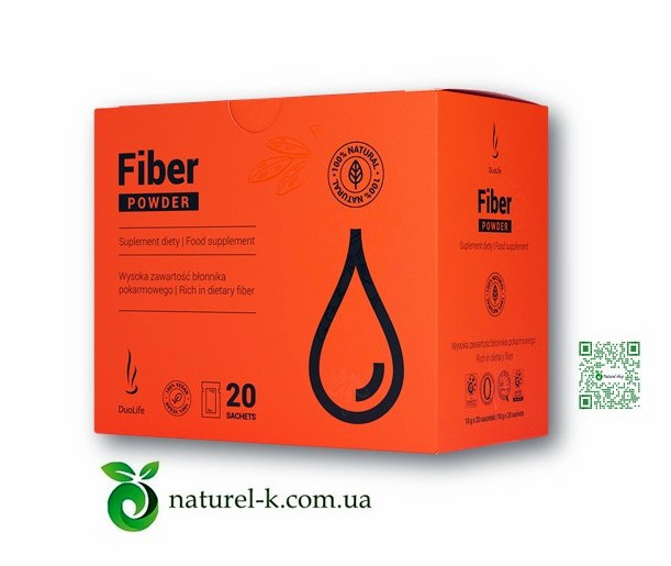 Файбер Дуолайф / Fiber Duolife Powder, рослинна клітковина в порошку 20x10g