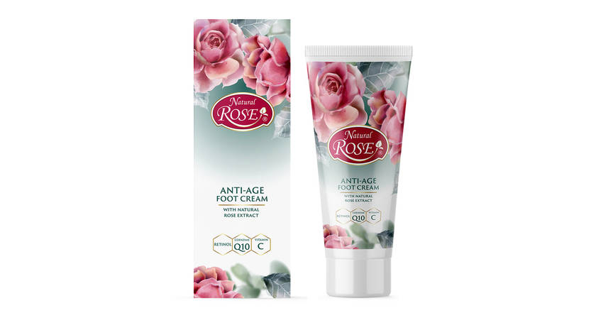 Крем для ніг проти віковий Natural Rose Q10 від Arsy Cosmetics 75 мл, фото 1