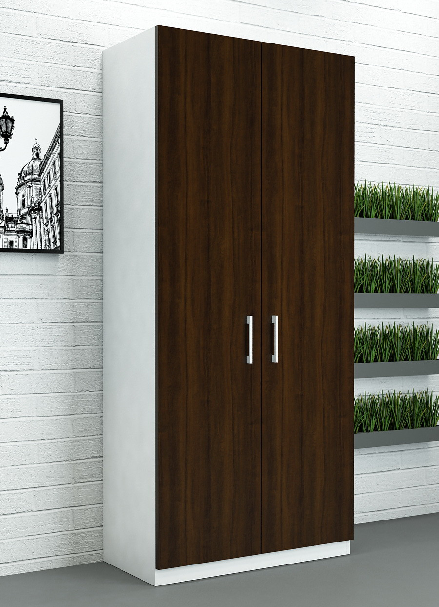 Шафа для одягу "Шоколад" 60х40х190 см. ШД-Ш7, Білий/Венге, фото 1