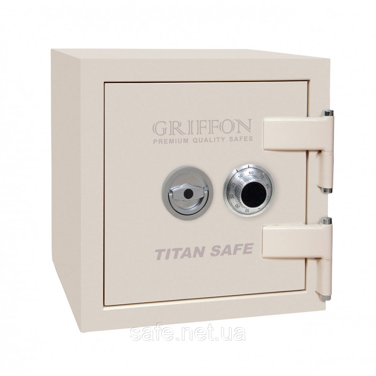 Сейф вогневзламостійкий Griffon CL 3.50.C Cream (ВxШxГ:472x460x440), 3 клас + LFS 30P, сейф від зламу та вогню