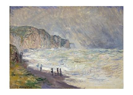 Листівка Claude Monet — Heavy Sea at Pourville, 1897